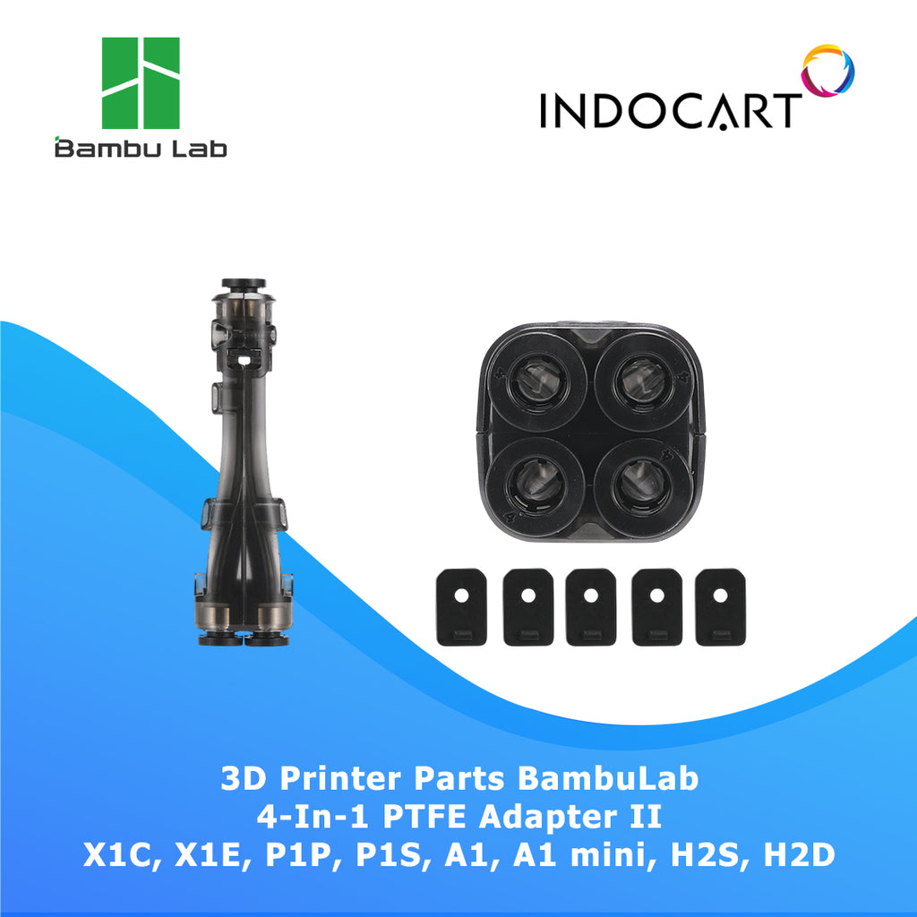 3D Printer Parts BambuLab 4 In 1 PTFE Adapter II BambuLab A1/P1/P2S/X1C/X1E/H2S/H2D/H2C Series