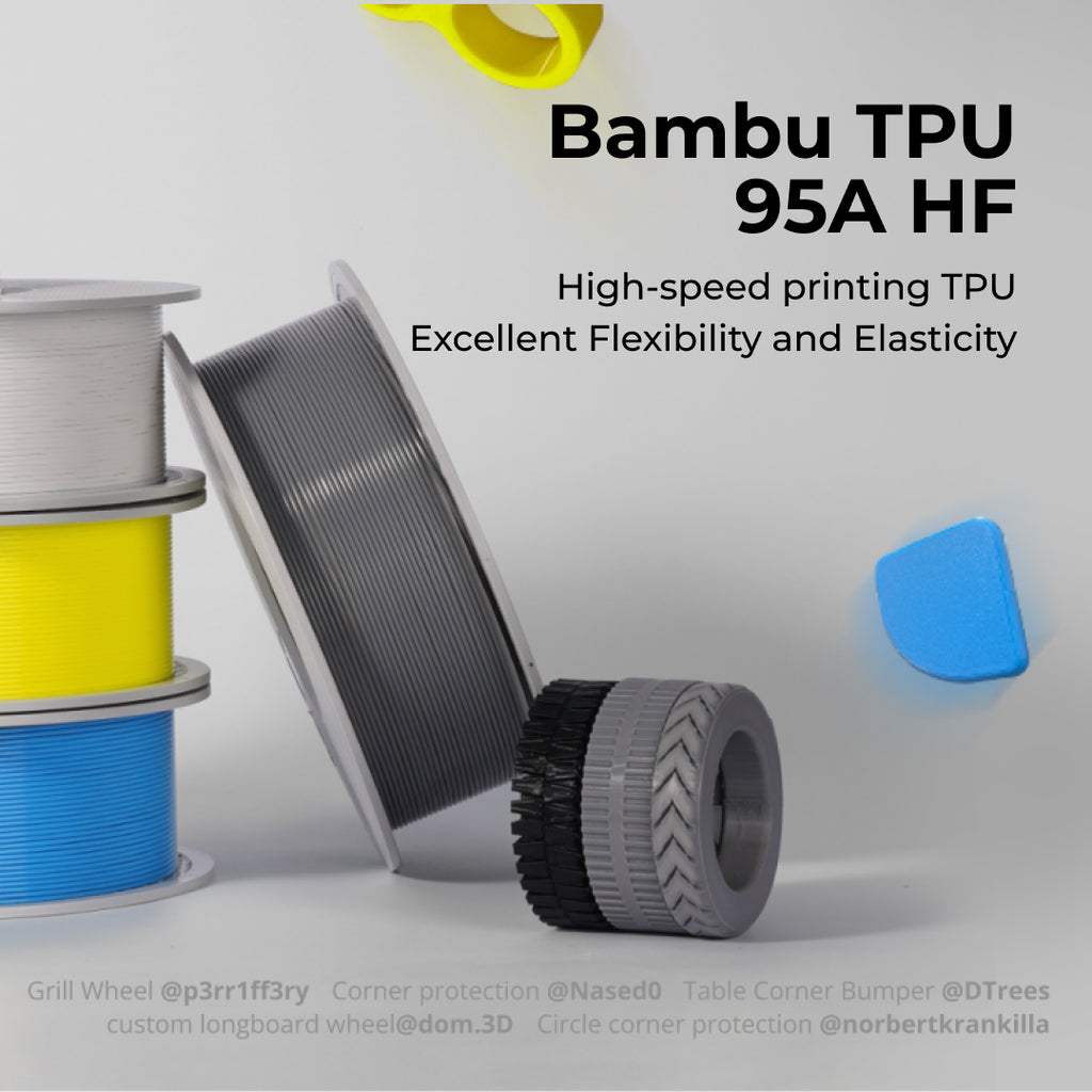 3D Printer Filament BambuLab TPU 95A High Flow 1.75mm-1Kg