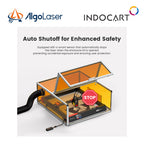 Laser Engraver/Cutter Parts AlgoLaser Smart Enclosure 2.0 with Laser Light Filtering for Eye Protection