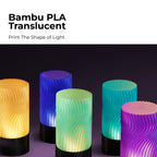 3D Printer Filament BambuLab PLA Translucent for Crafting Decorative Lightshades 1.75mm 1Kg