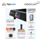 Laser Engraver/Cutting Machine AlgoLaser Delta 40W Diode Laser Engraver with Smart TouchScreen and Integrated Air Pump