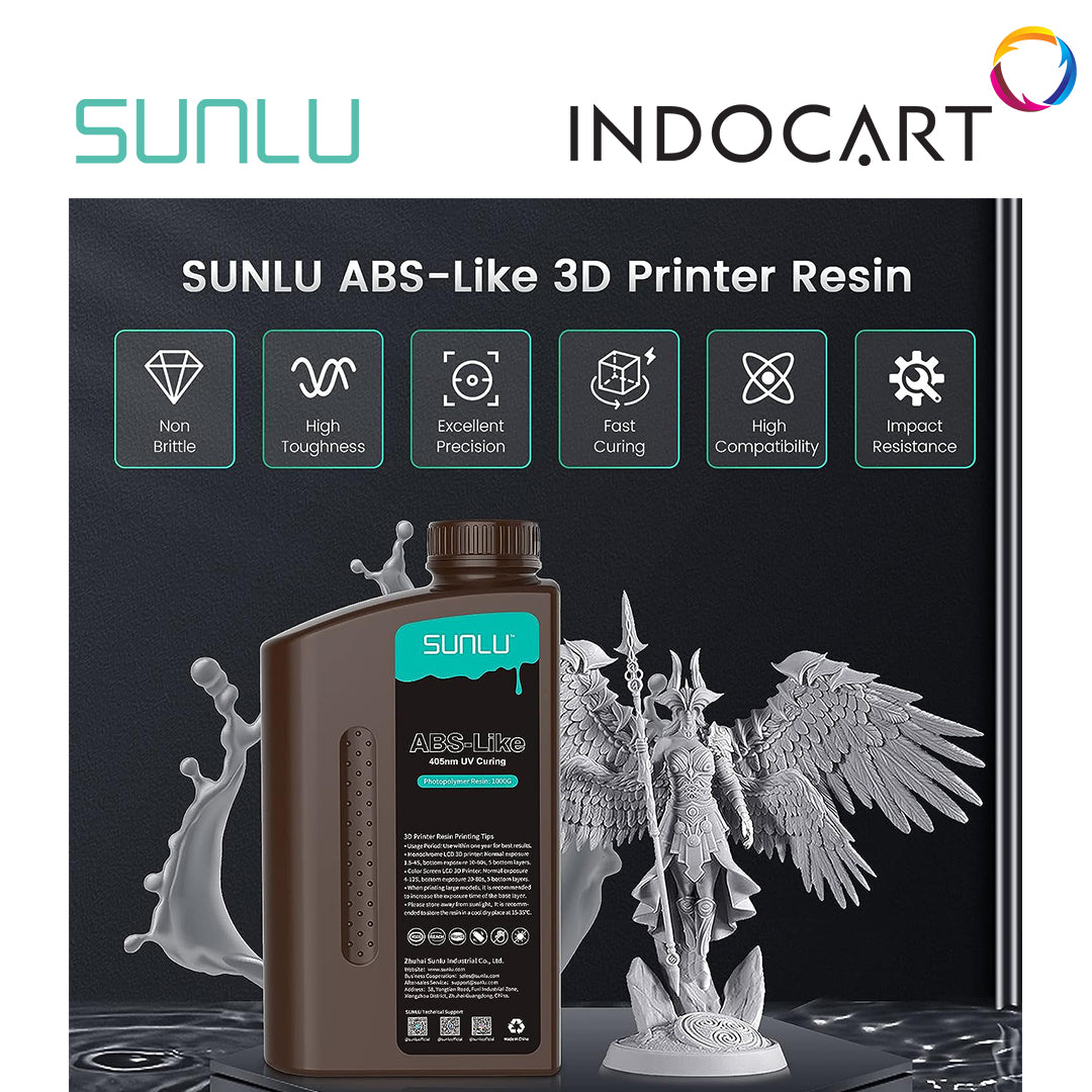 3D Printer Resin SUNLU ABS Like Resin with Superior Toughness and Abrasion Resistance-1Kg