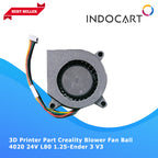 3D Printer Parts Creality OEM Blower Fan Ball 4020 24V L80 1.25 Creality Ender 3V3/3V3Plus