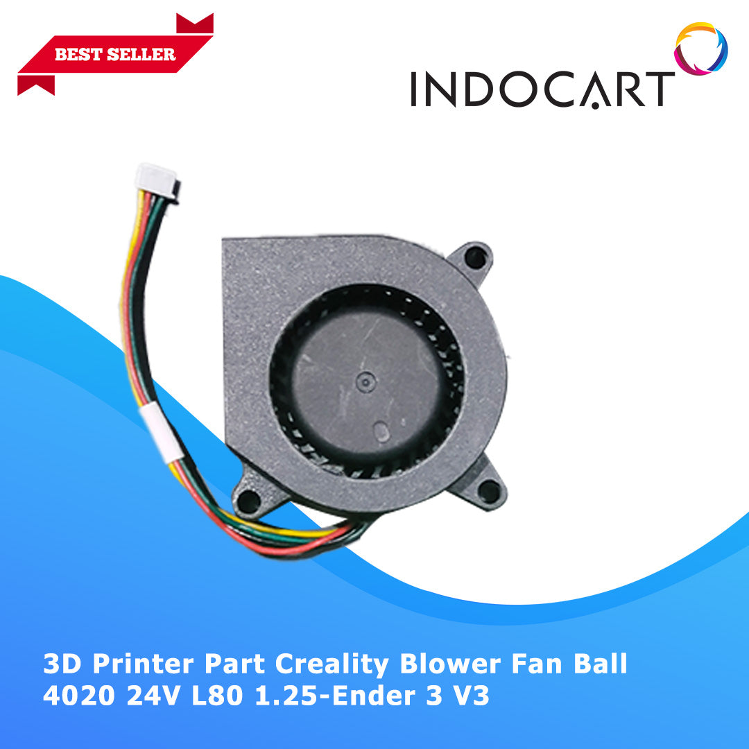 3D Printer Parts Creality OEM Blower Fan Ball 4020 24V L80 1.25 Creality Ender 3V3/3V3Plus