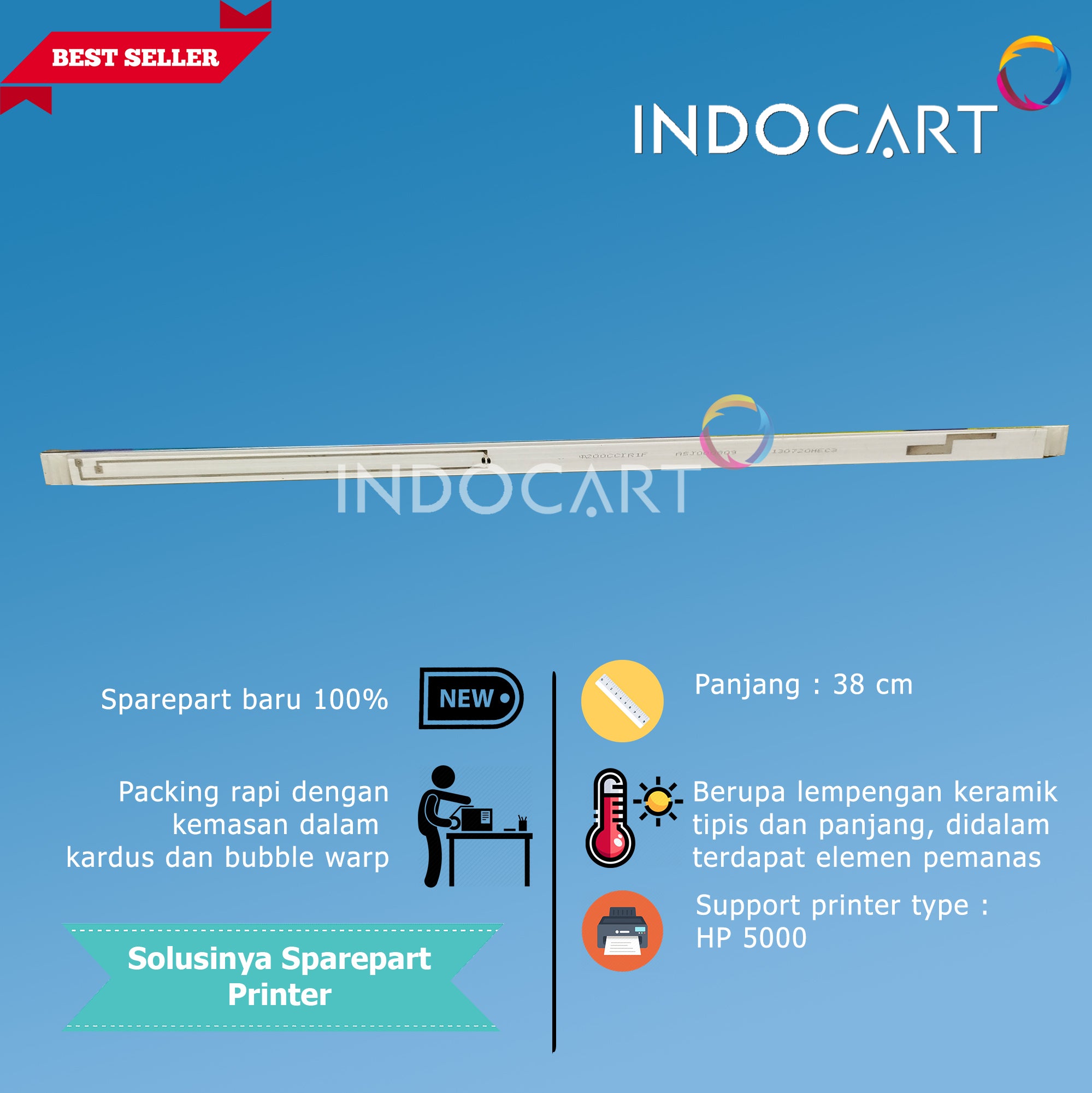 Heating Element-Keramik Fuser Pemanas-HP LaserJet 5000
