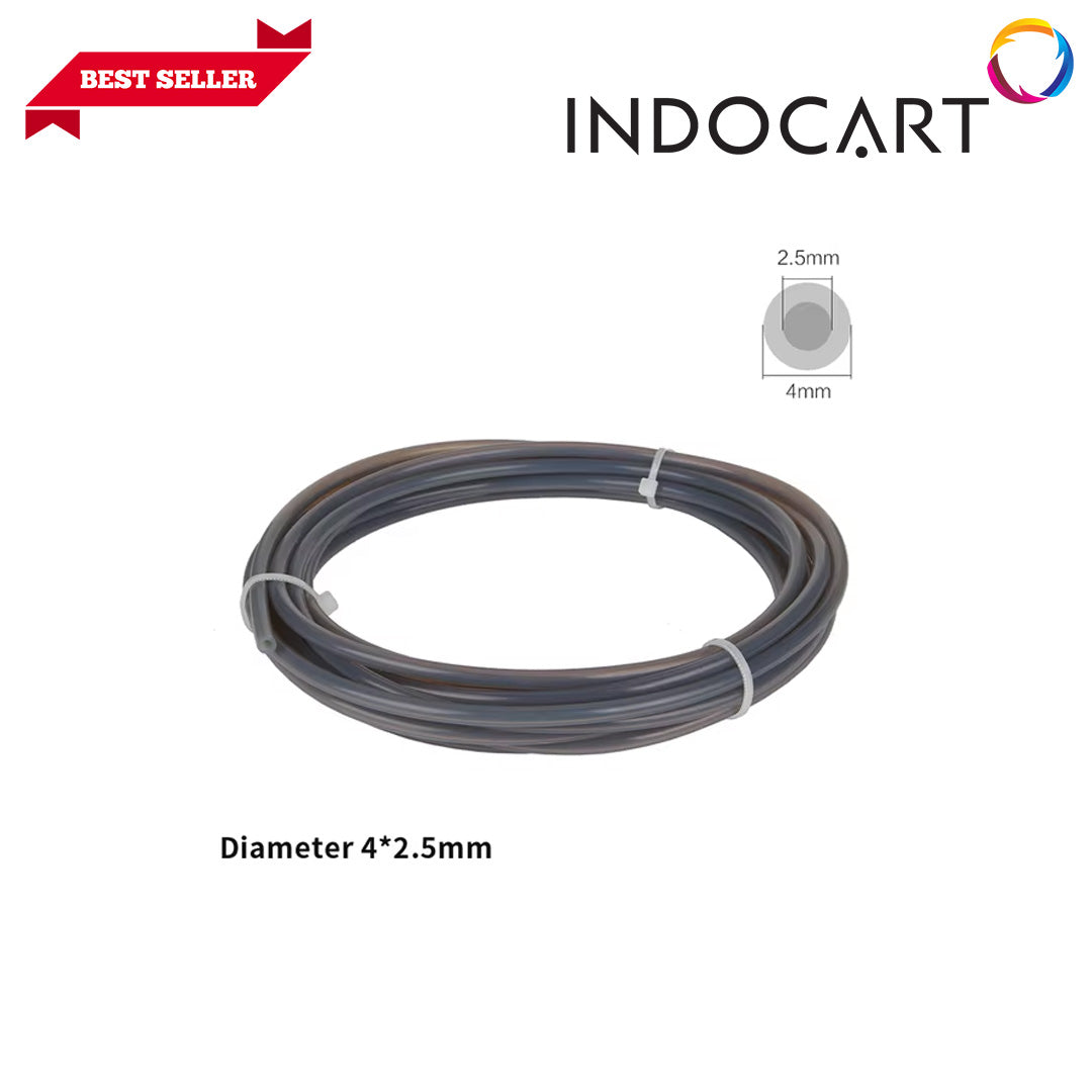 3D Printer Parts BambuLab Compatible Grey PTFE Teflon Tube OD4-ID2.5-1Meter/Roll