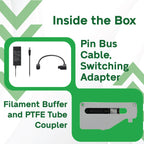 3D Printer Parts BambuLab AMS 2 Pro Upgrade Kit 4-Pin Bus Cable/ Switching Adapter/ Filament Buffer/PTFE Tube Coupler