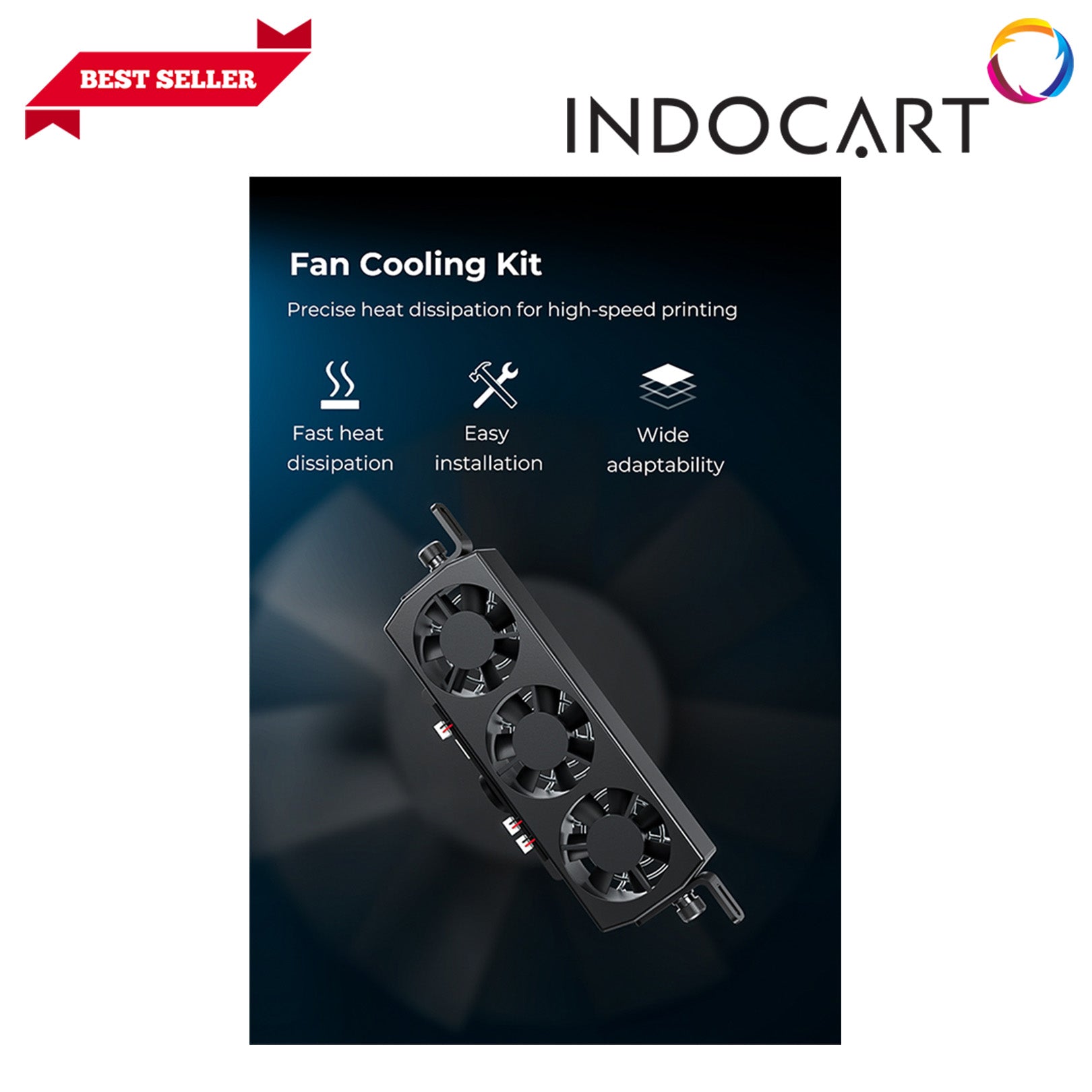 3D Printer Parts Creality OEM Fan Cooling Kit for High Speed Printing Creality 3 V2/Ender 3/3 Neo
