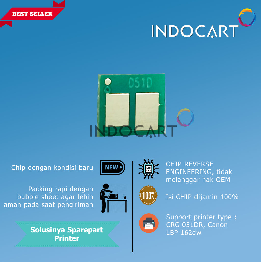 Chip CRG 051DR CRG051DR-Canon LBP 162dw