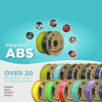 3D Printer Filament PolyMaker PolyLite ABS 1.75mm 1Kg