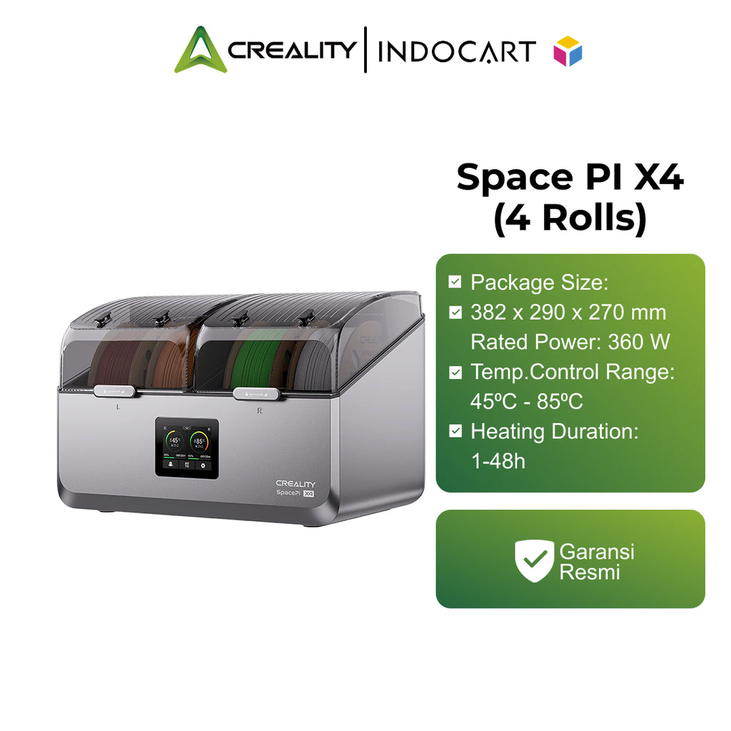 3D Printer Filament Dry Box Creality Space Pi X4 4 Rolls Filament Dryer System PTC Heats Up To 85°C