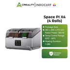 3D Printer Filament Dry Box Creality Space Pi X4 4 Rolls Filament Dryer System PTC Heats Up To 85°C