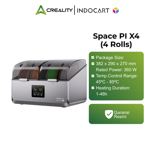 3D Printer Filament Dry Box Creality Space Pi X4 4 Rolls Filament Dryer System PTC Heats Up To 85°C