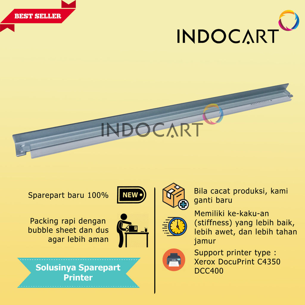 Wiper Blade Transfer Belt-Kuroki-Xerox DocuPrint C4350 DCC400