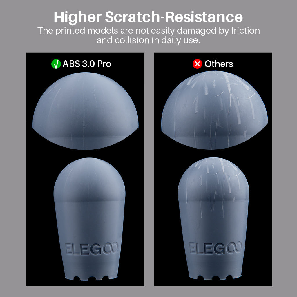 3D Printer Resin Elegoo ABS-Like 3.0 PRO Higher Scratch and Heat Resistance Resin Colored 1Kg