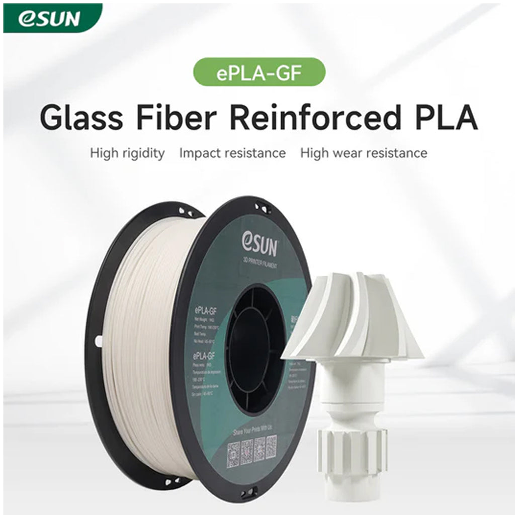 3D Printer Filament eSUN PLA GF Glass Fiber Filament 1.75mm 1kg-Natural