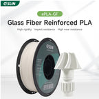 3D Printer Filament eSUN PLA GF Glass Fiber Filament 1.75mm 1kg-Natural