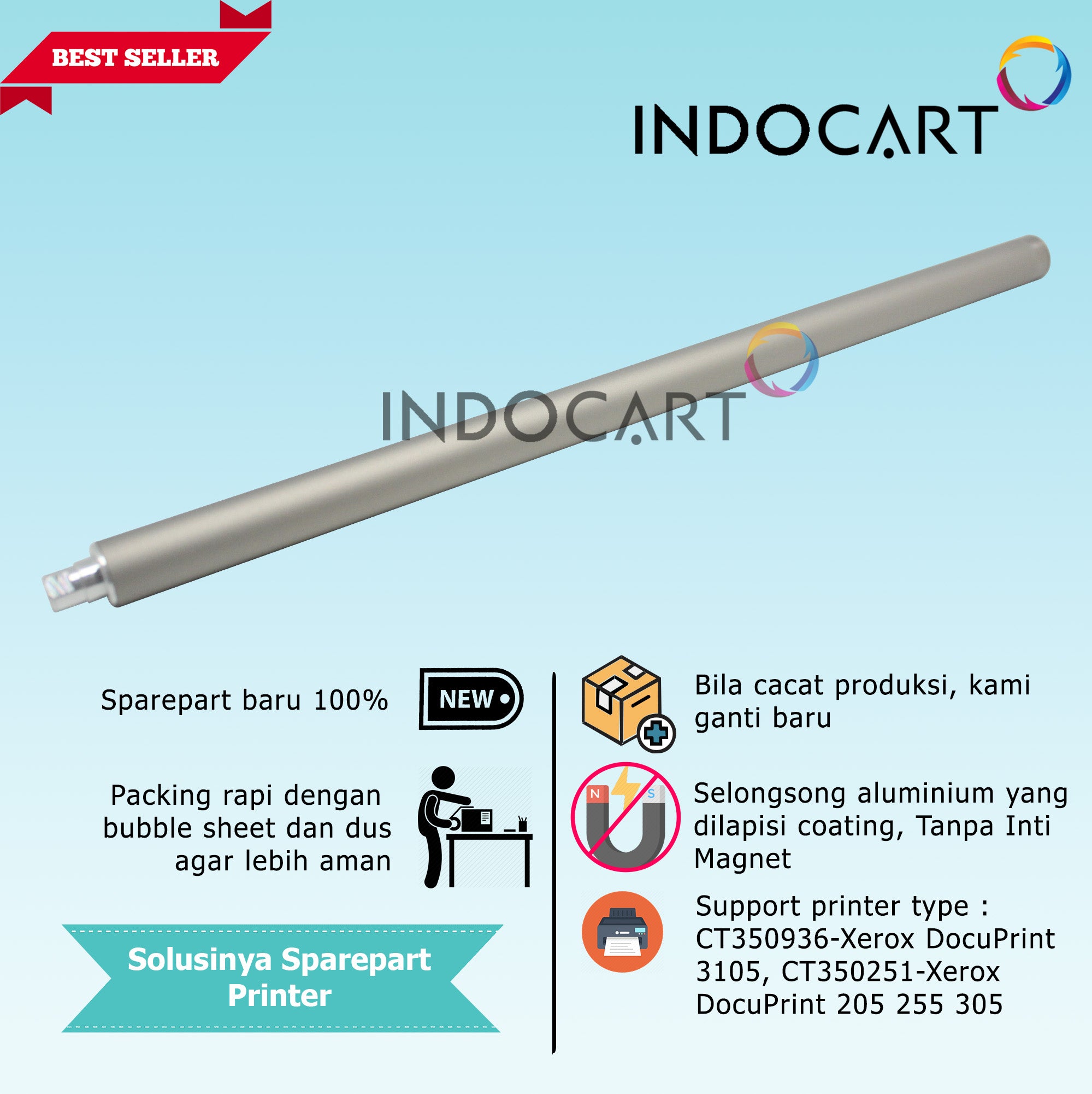 Magnet Roller Sleeve Xerox DocuPrint 205 255 305 3105-A3