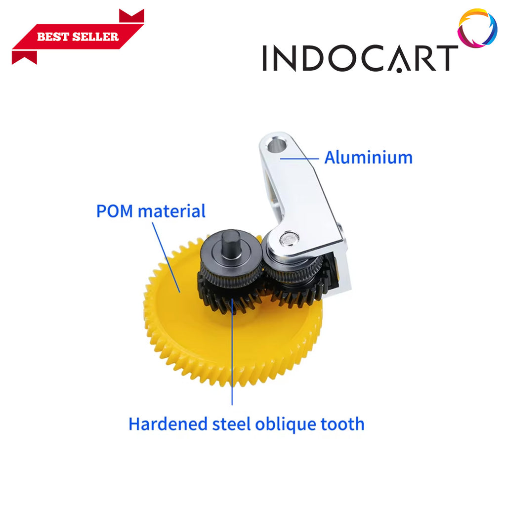 3D Printer Parts BambuLab Compatible Hardened Steel Extruder Gear-BambuLab P1/X1 Series
