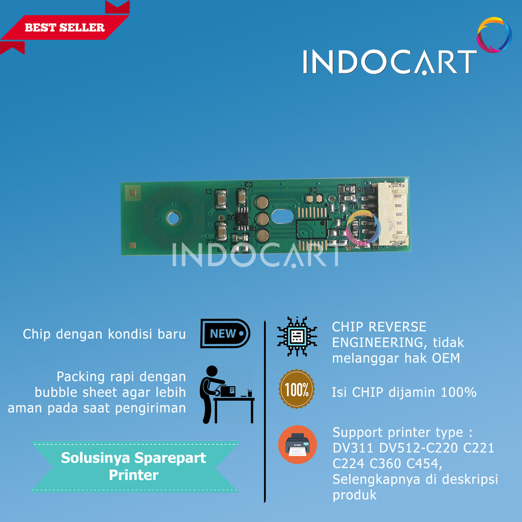 Chip Developer Konica Minolta DV311 DV512-C220 C221 C224 C360 C454