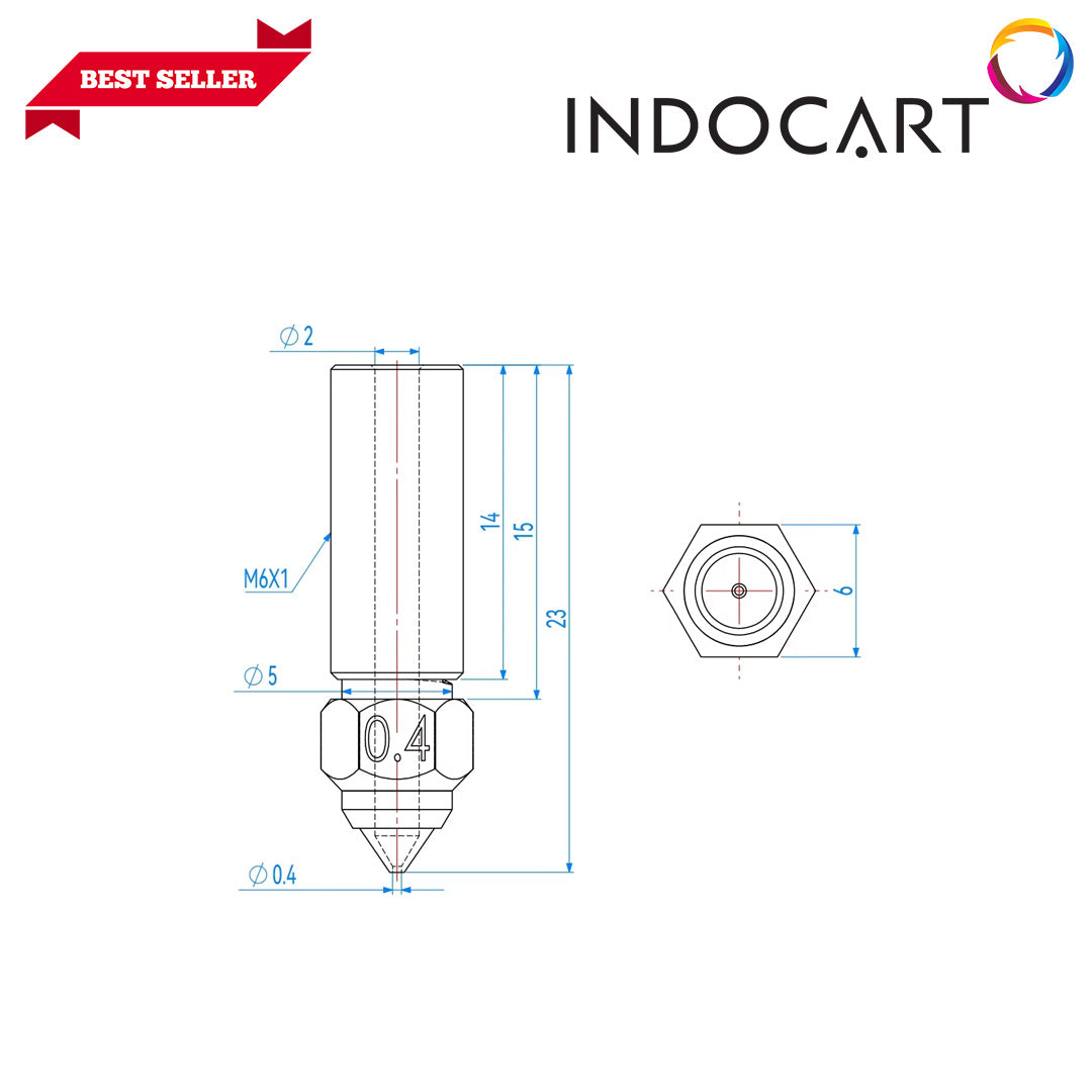 3D Printer Parts Creality Compatible Plated Copper CHT High Flow Nozzle Creality K1/K1 Max