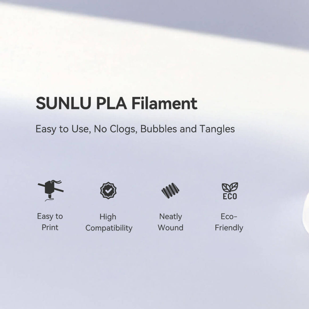 3D Printer Filament SUNLU PLA Transparant Reliable And Easy To Use 1.75mm 1kg
