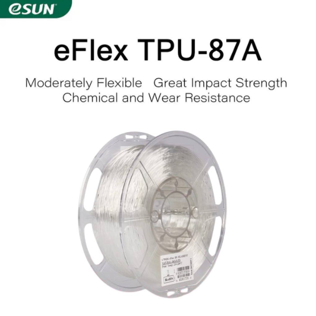 3D Printer Filament eSUN Elastic Flexible Transparent TPU-87A 1.75mm 1kg