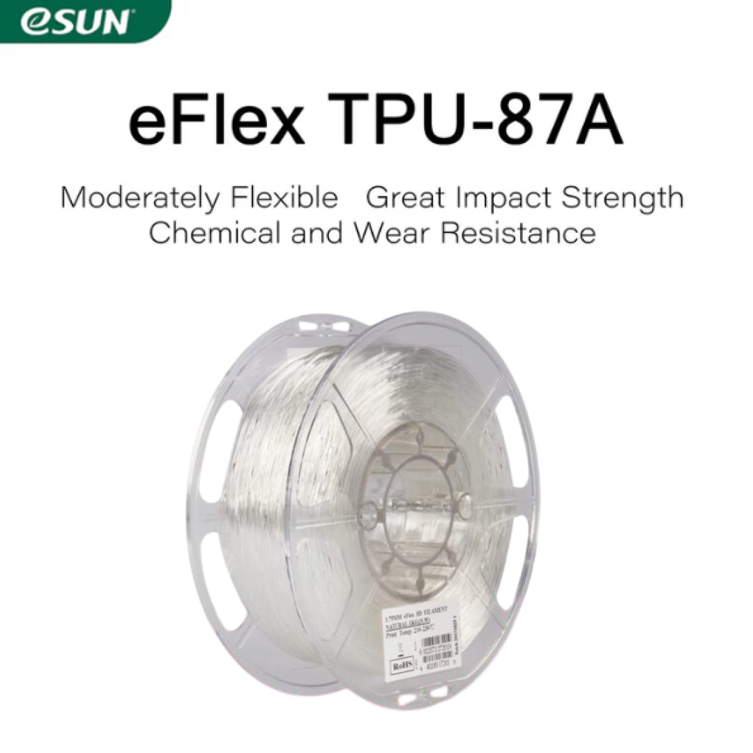 3D Printer Filament eSUN Elastic Flexible Transparent TPU-87A 1.75mm 1kg