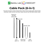3D Printer Parts BambuLab AMS 2 Pro Cable Pack 6in1