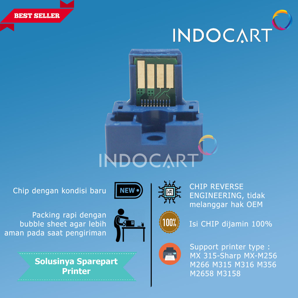 Chip MX 315-Sharp MX-M256 M266 M315 M316 M356 M2658 M3158-16K