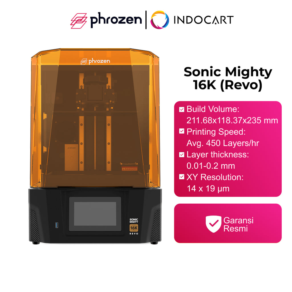 3D Printer Phrozen Sonic Mighty 16K Revo 10inch LCD with Higher Transparency and Stronger Heat Resistance