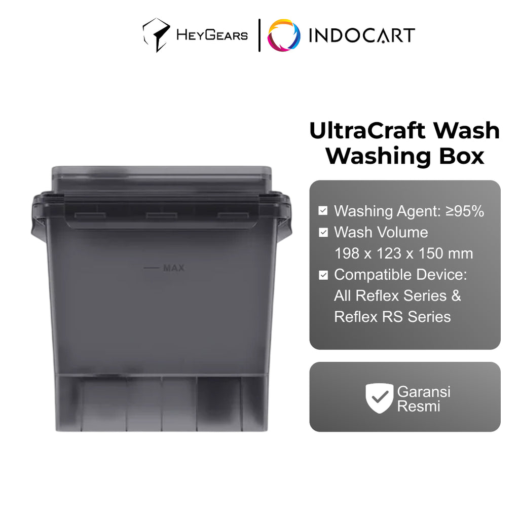 3D Printer HeyGears UltraCraft Wash Washing Box Efficient Vibration Based Deep Cleaning Process