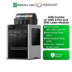 3D Printer BambuLab H2D All-In-One Personal Manufacturing Hub 3D Printer with Laser Engraver/Cutting Function