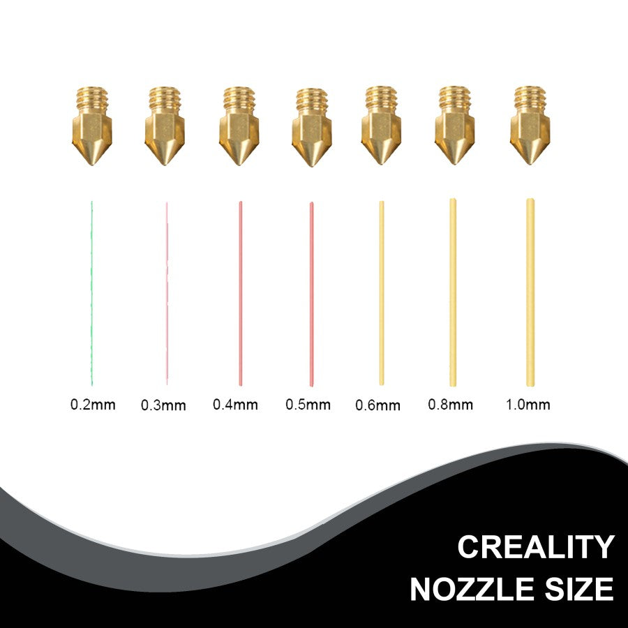 3D Printer Parts Creality OEM Brass Nozzle Creality CR6 SE 0.4mm