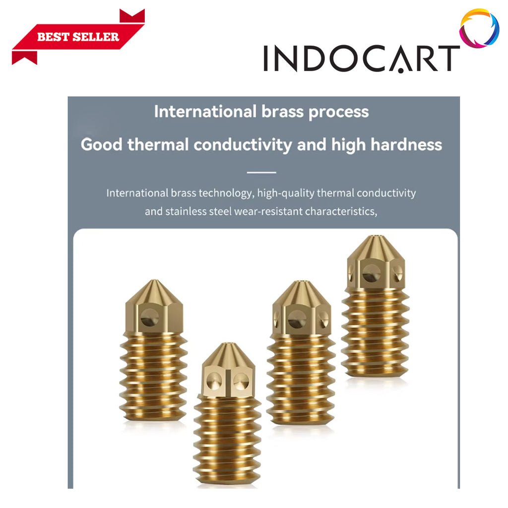3D Printer Parts BambuLab Compatible Brass Nozzle V2.0 Hotend BambuLab A1 Series