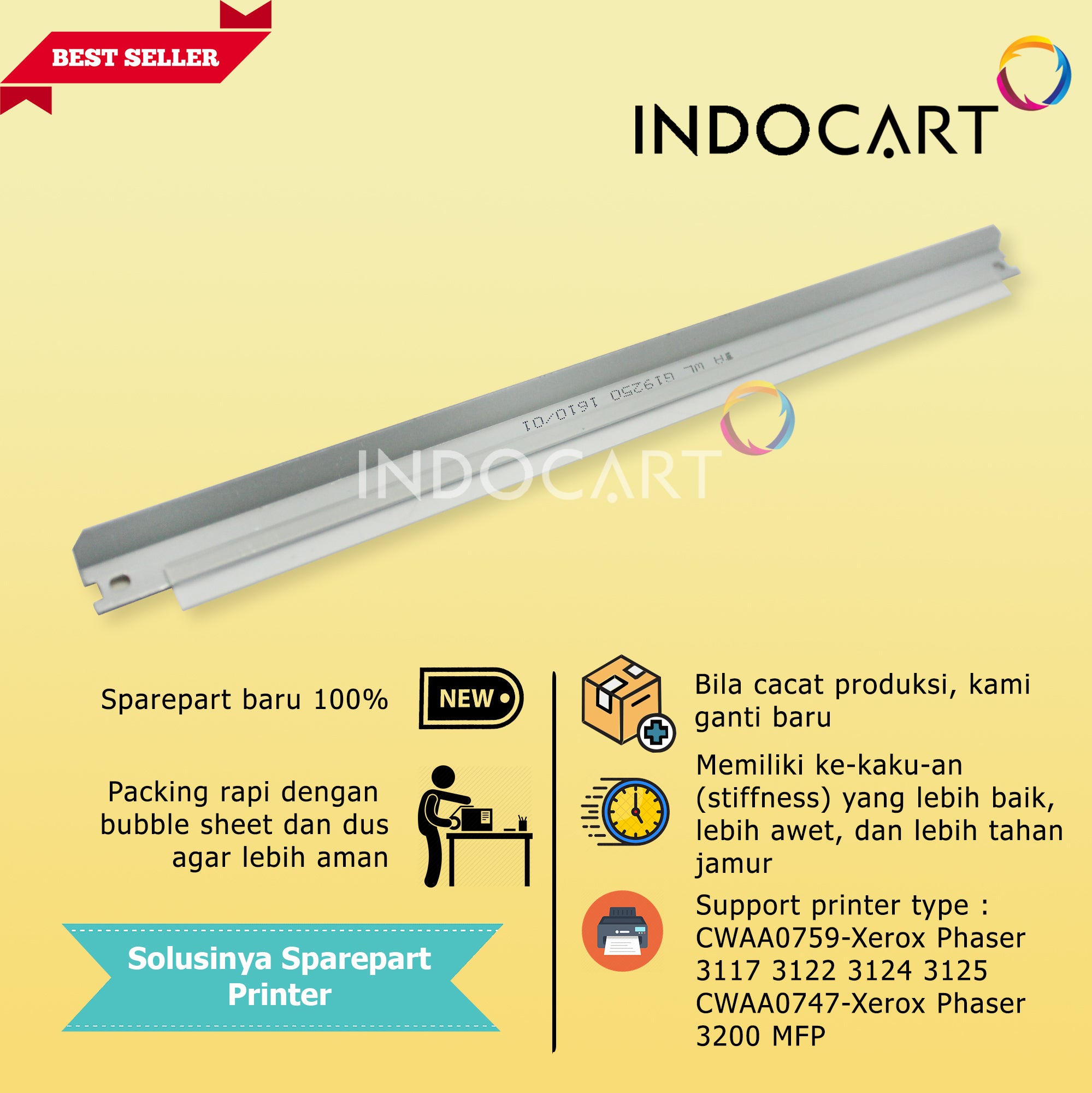 Wiper Blade MLT-D119S ML-1610D3 D108S-Samsung ML 1610 1640 2010 2240 2510 2570 2571 SCX 4521