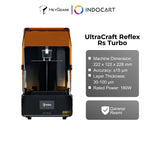 3D Printer HeyGears UltraCraft Reflex RS Turbo 10.3-inch 8K Amber Screen Expertly Sharp Details 3D Printing