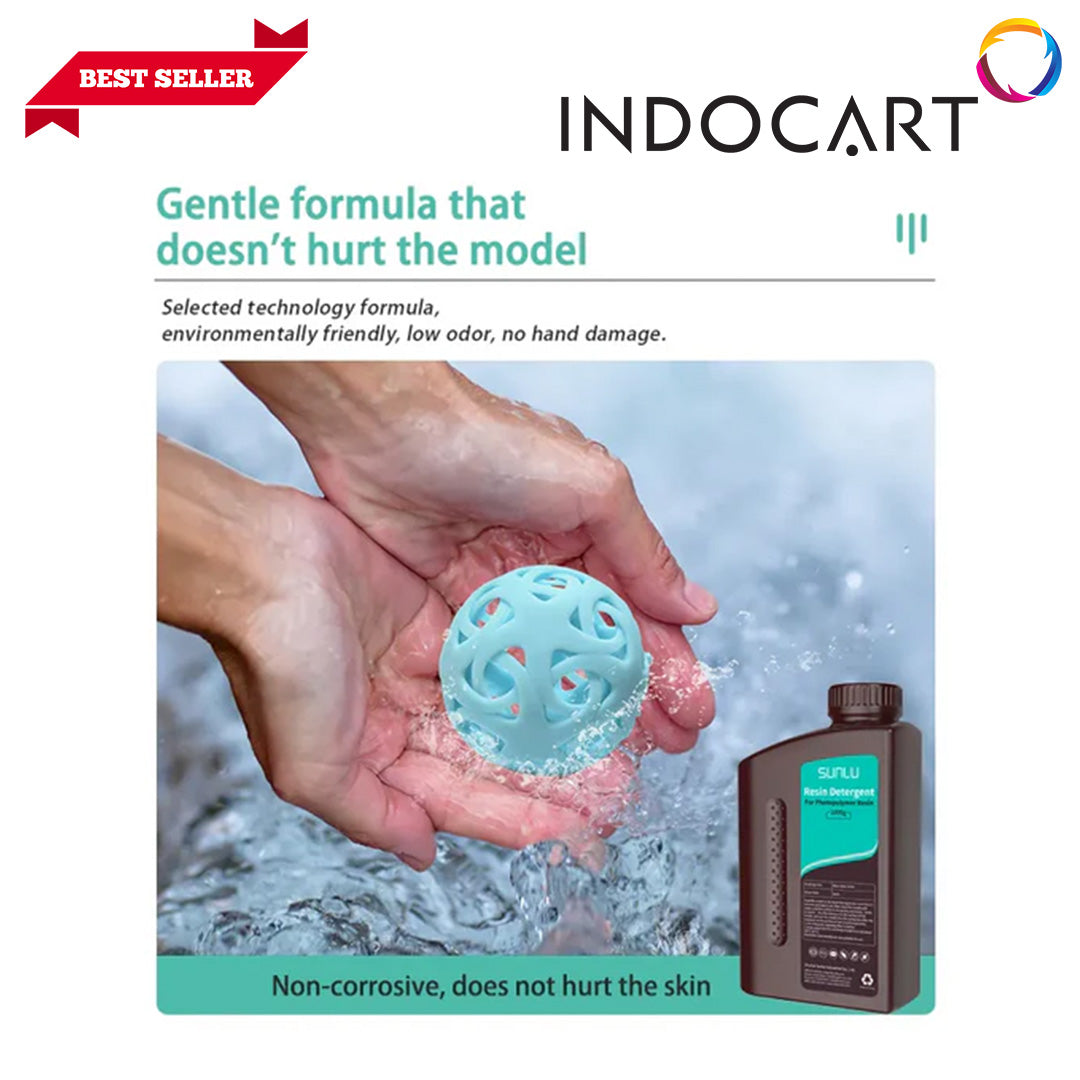 3D Printer Resin SUNLU Resin Detergent Cleaner for Photopolymer Resin 1Kg