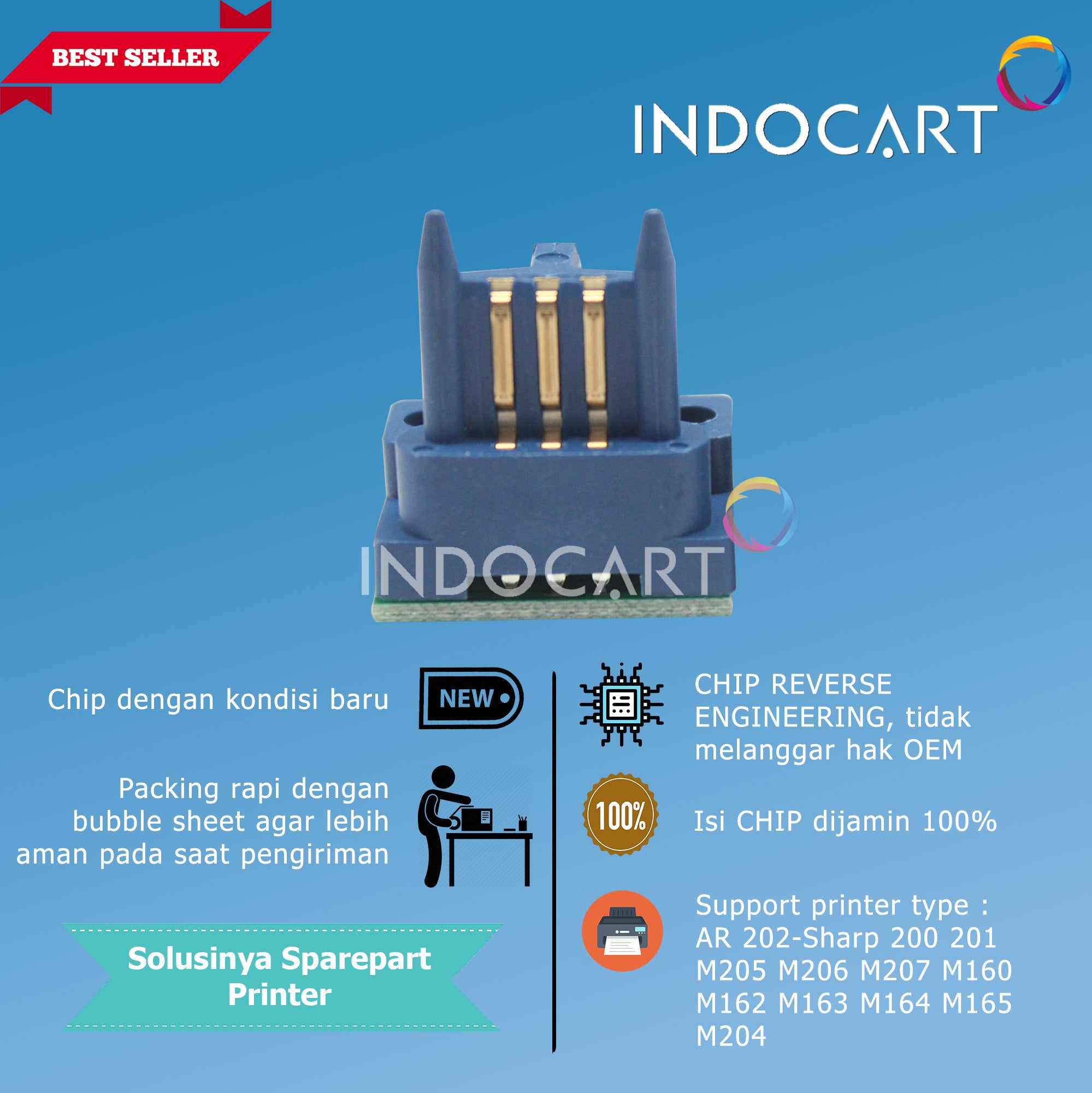 Chip AR 202-Sharp 200 201 M205 M206 M207 M160 M162 M163 M164 M165-16K