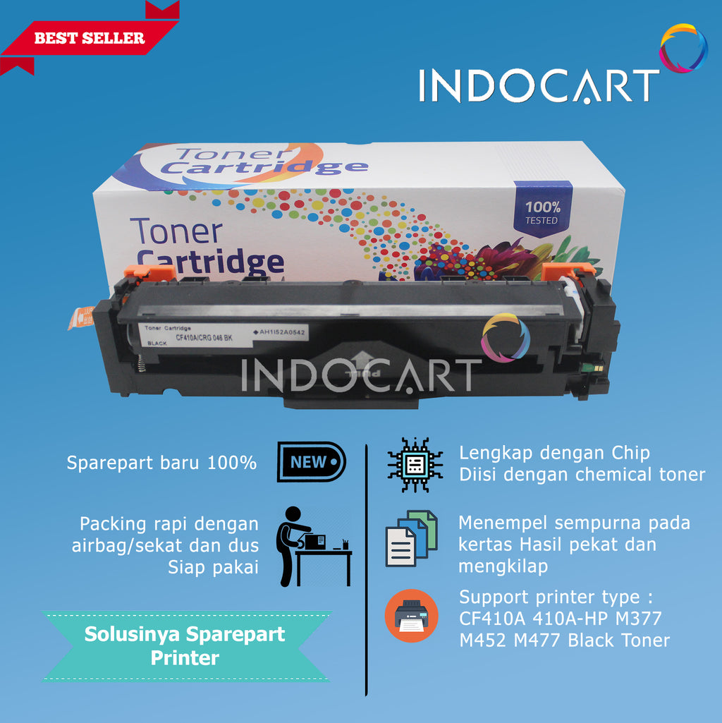 Toner Cartridge Compatible CF410A CF411A CF412A CF413A 410A-HP CLJ M377 M452 M477