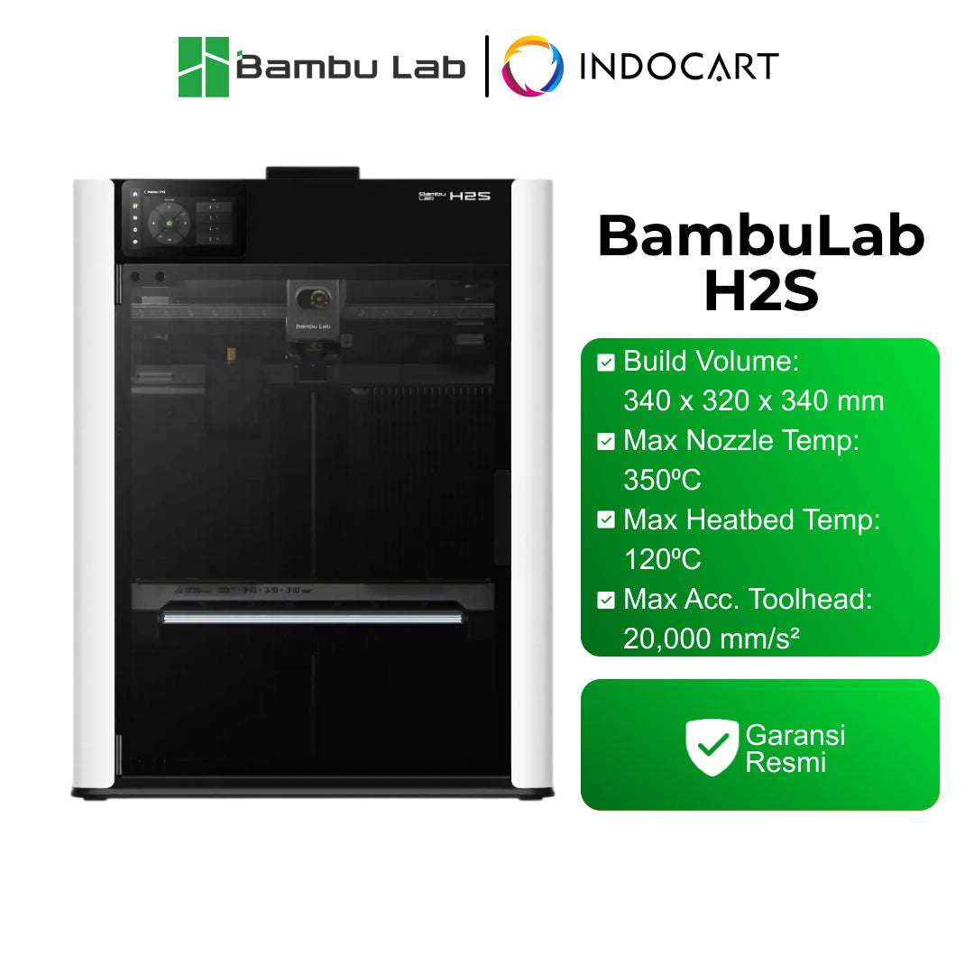 3D Printer BambuLab H2S Maximum Volume Manufactured 3D Printer with DynaSense Extruder