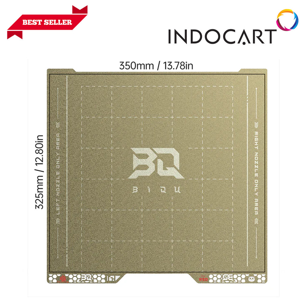 3D Printer BigTreeTech/BIQU Panda BuildPlate PyroGrip 346x355x0.68mm PEI BambuLab H2D