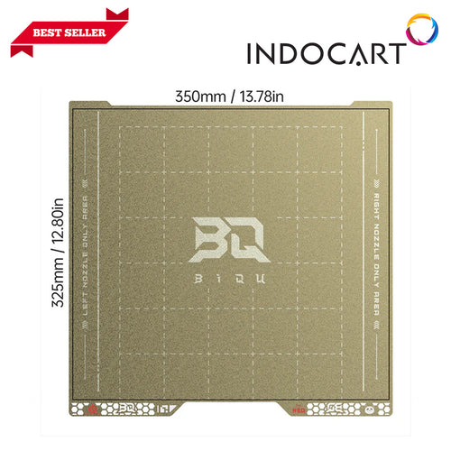 3D Printer BigTreeTech/BIQU Panda BuildPlate PyroGrip 346x355x0.68mm PEI BambuLab H2D