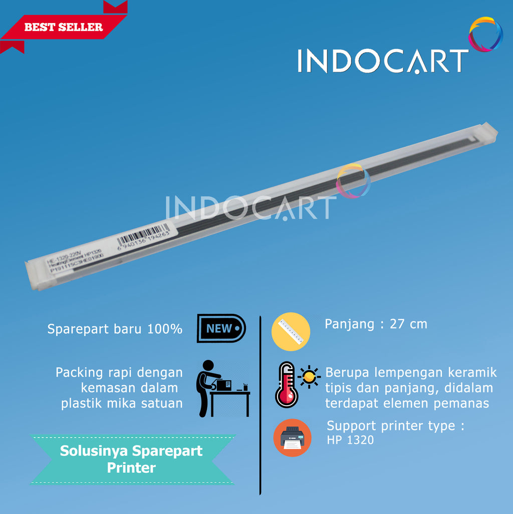 Heating Element-Keramik Fuser Pemanas-HP LaserJet 1160 1320 3390