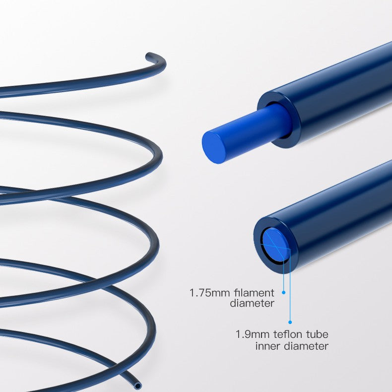 3D Printer Parts Creality OEM Original Capricorn Teflon Tube OD4 ID2 Blue