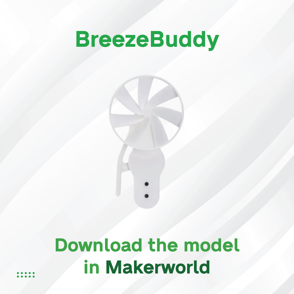 3D Maker's Supply Parts Model BambuLab BreezeBuddy
