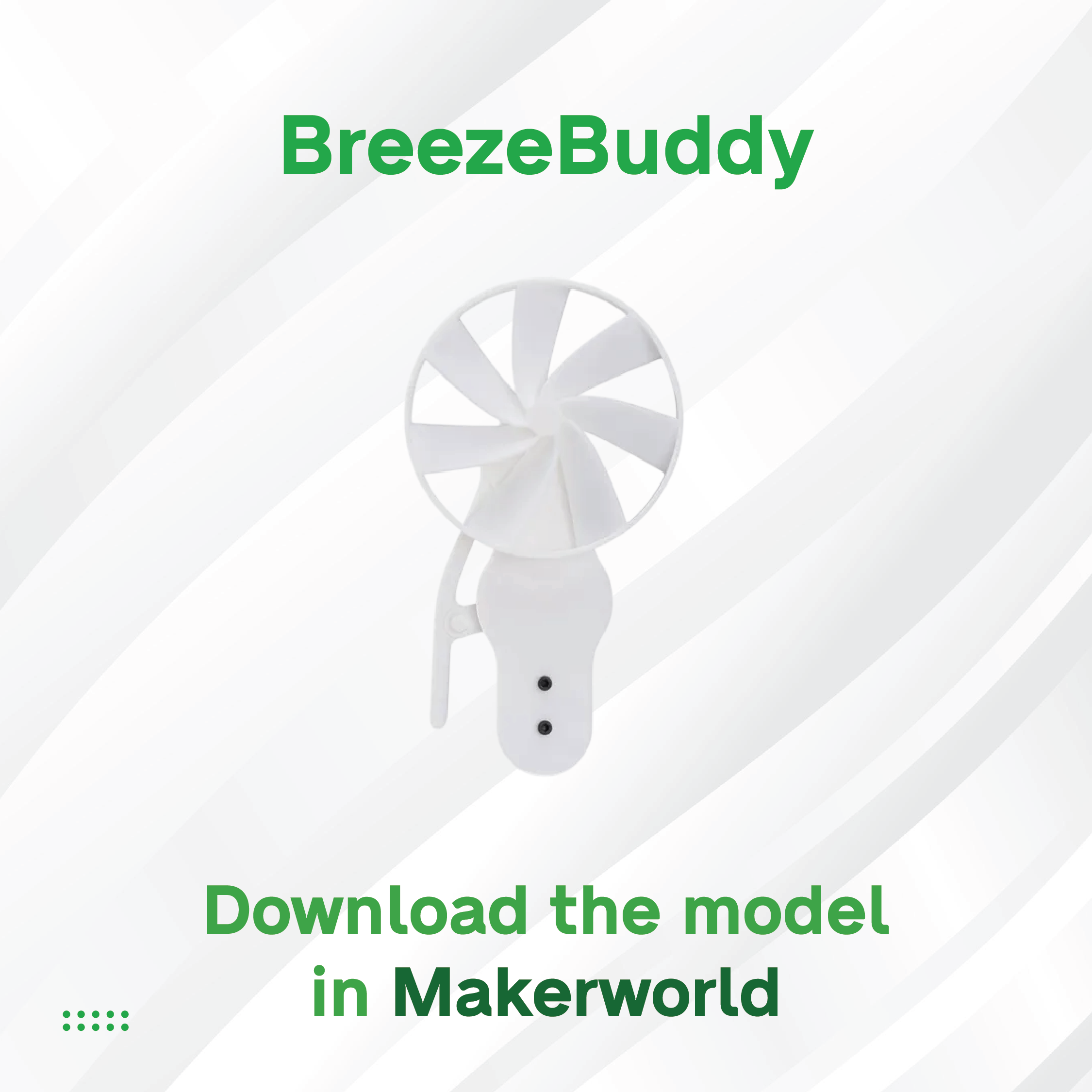 3D Maker's Supply Parts Model BambuLab BreezeBuddy