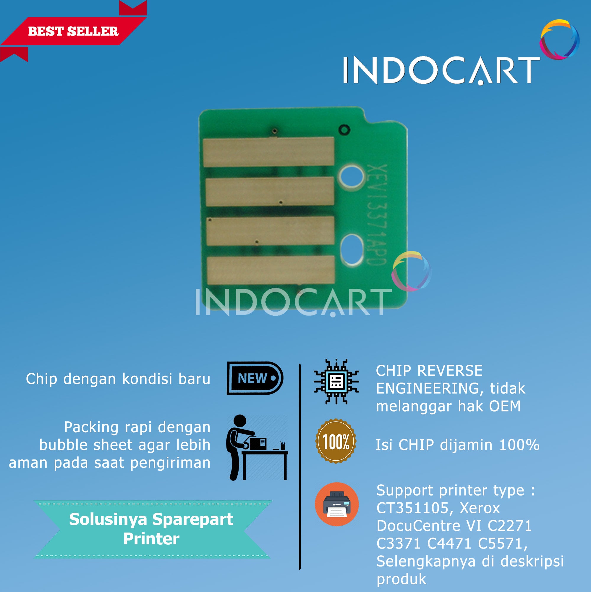 Chip CT351105-Xerox DC VI C2271 C3371 C4471 C5571 C6671 C7771 C3370-Drum