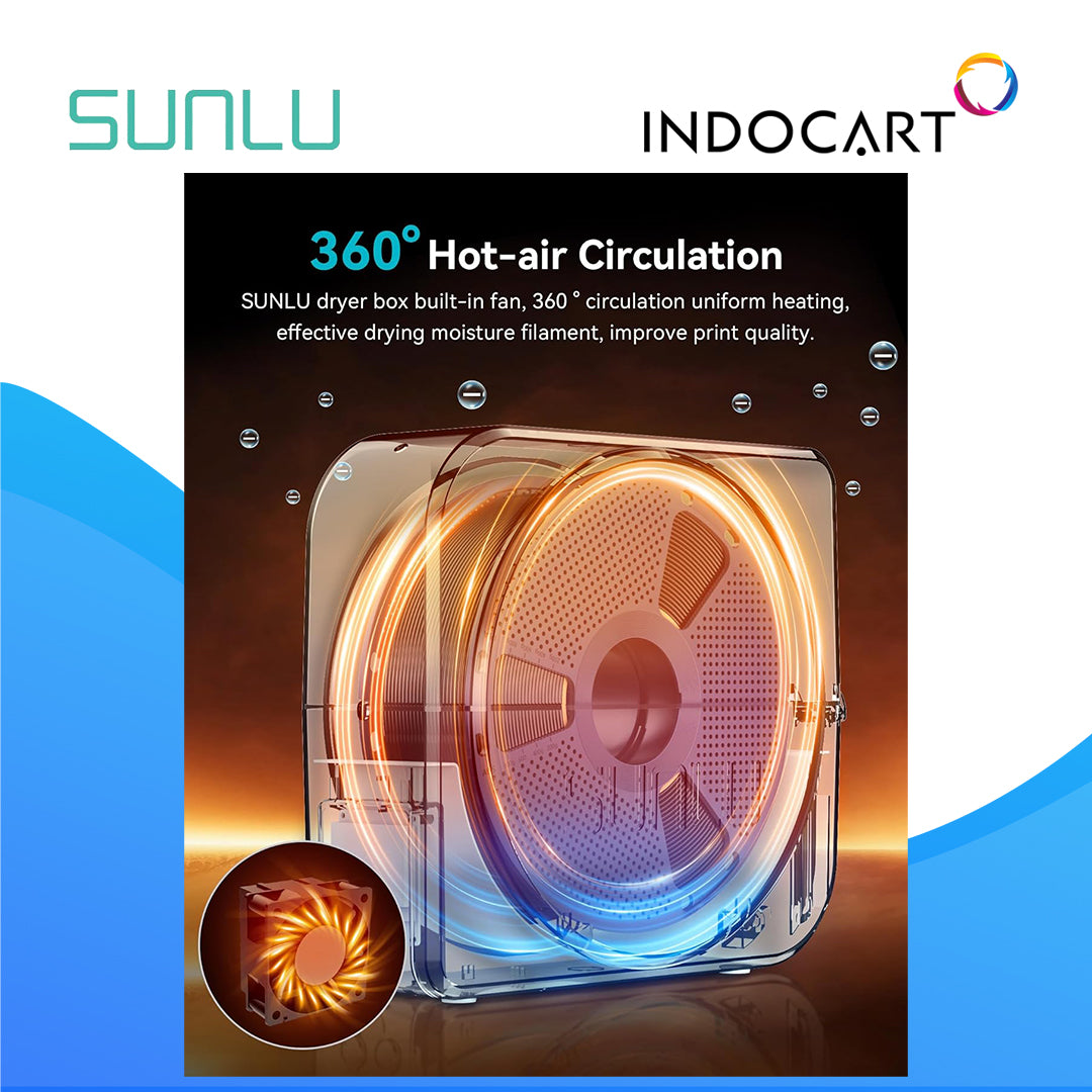 3D Printer Filament Dry Box SUNLU FilaDryer S1 Plus Moisture Filament Dryer Box with Fan