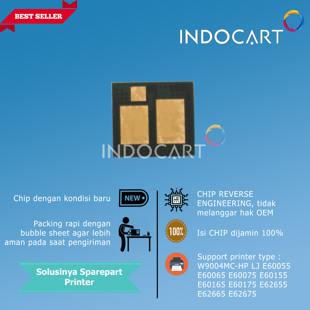 Chip W9004MC-HP E60055 E60065 E60075 E60155 E60165 E60175 E62655 E62665 E62675-50K